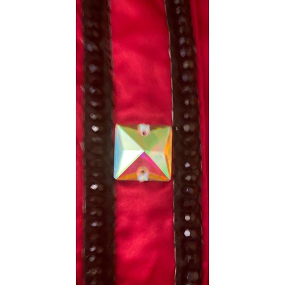 Red Western Show Shirt Size XL - Picture 3 of 4